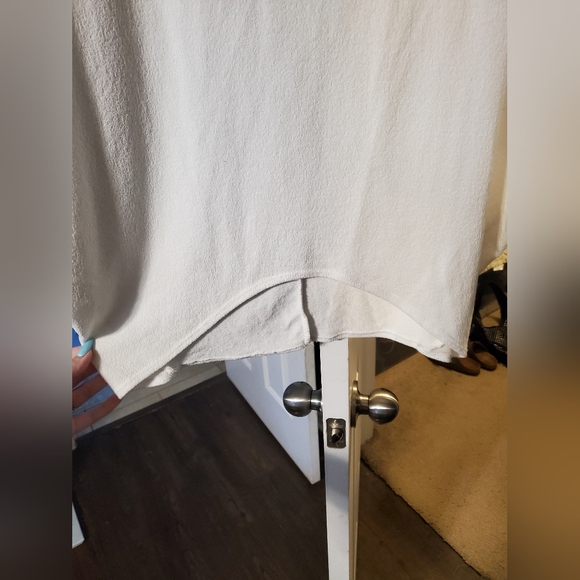 Blue Rain White Oversized Dolman Top - Picture 2 of 7